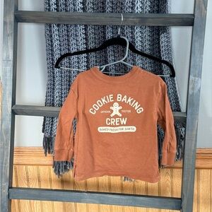 adidas Kids Long Sleeve Tee - Brown